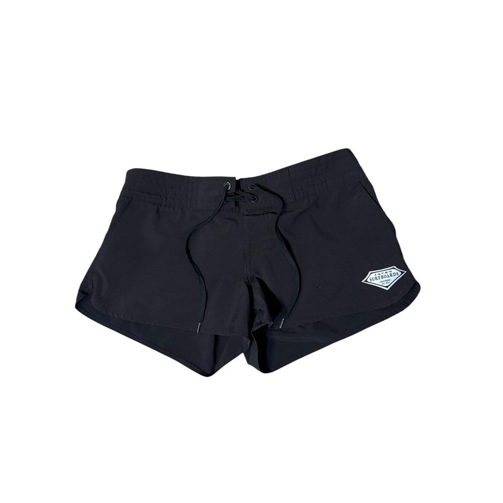 Jacks Surfboards Logo Black Shorts